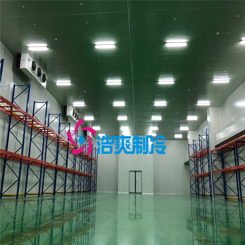 中電四建造48000m3盒馬鮮生自動化食品冷鏈分揀冷庫工程案例
